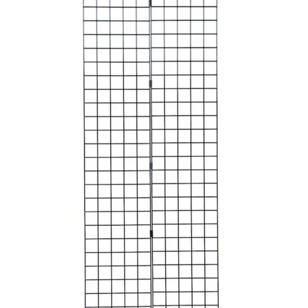Black Grid Panel Display